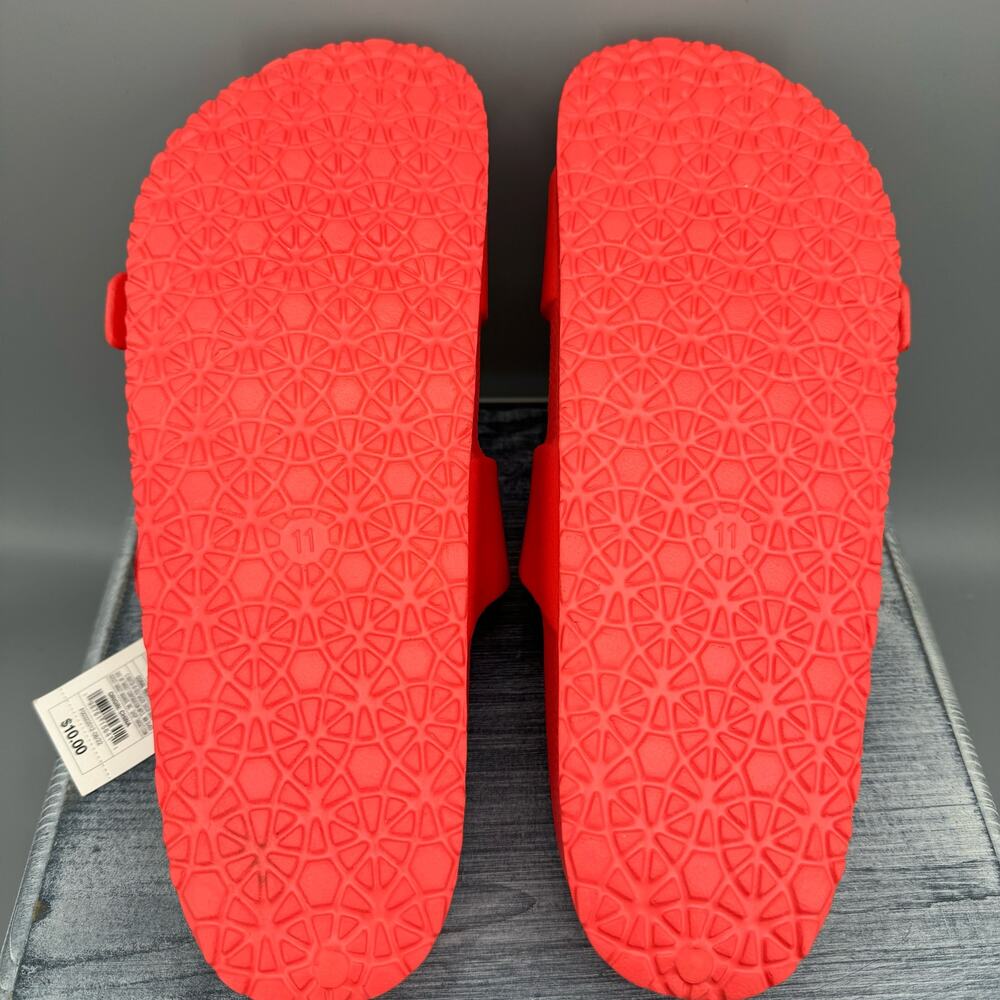 NEW Shade & Shore Women’s Neida EVA Two band Sandals Coral Red Size 11 - Picture 8 of 10